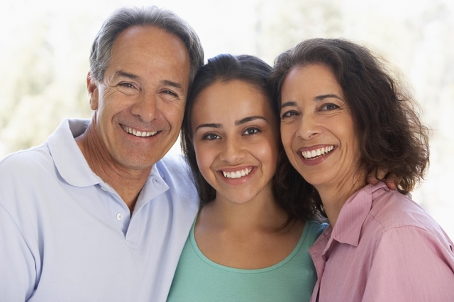 Happy Family With Teenagers